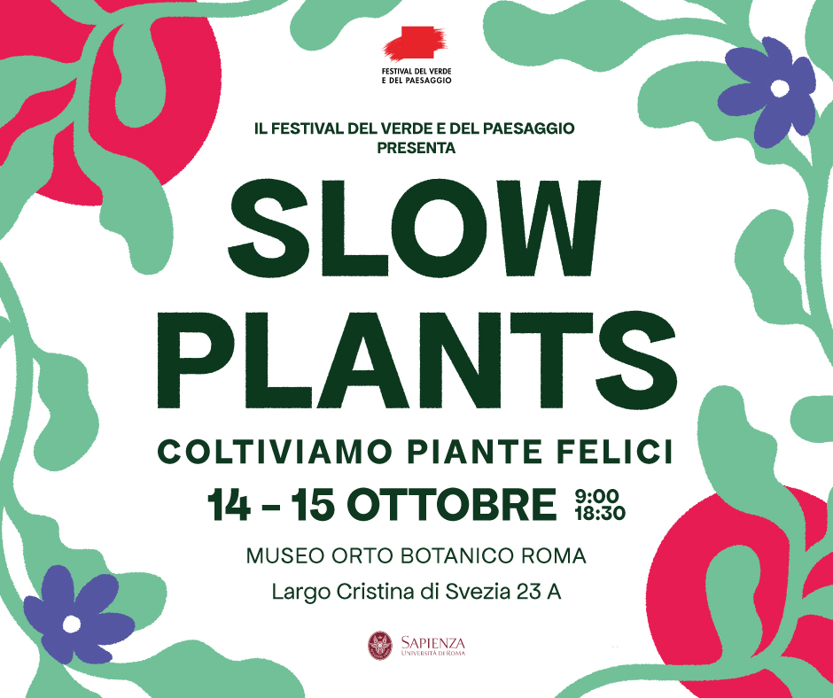 Slow Plants market  mercato di piante sostenbili all' Orto Botanico